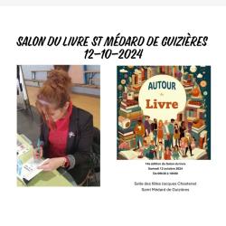 10-2024 : Salon du livre de St Médard de Guizières